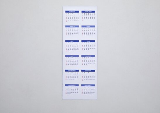 Calendari segnalibri