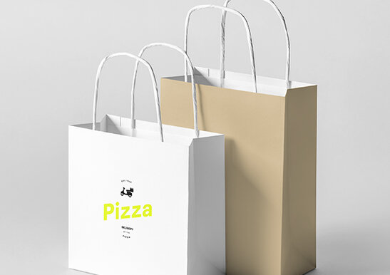 Shopper per ristorazione personalizzabile con logo