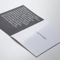 Immagine tipologia di copertina autocopertinato (stessa carta e grammatura pagine interni)